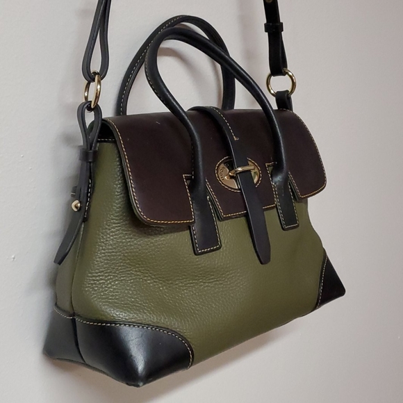 Dooney & Bourke tri-color Eliza Satchel - Picture 3 of 15